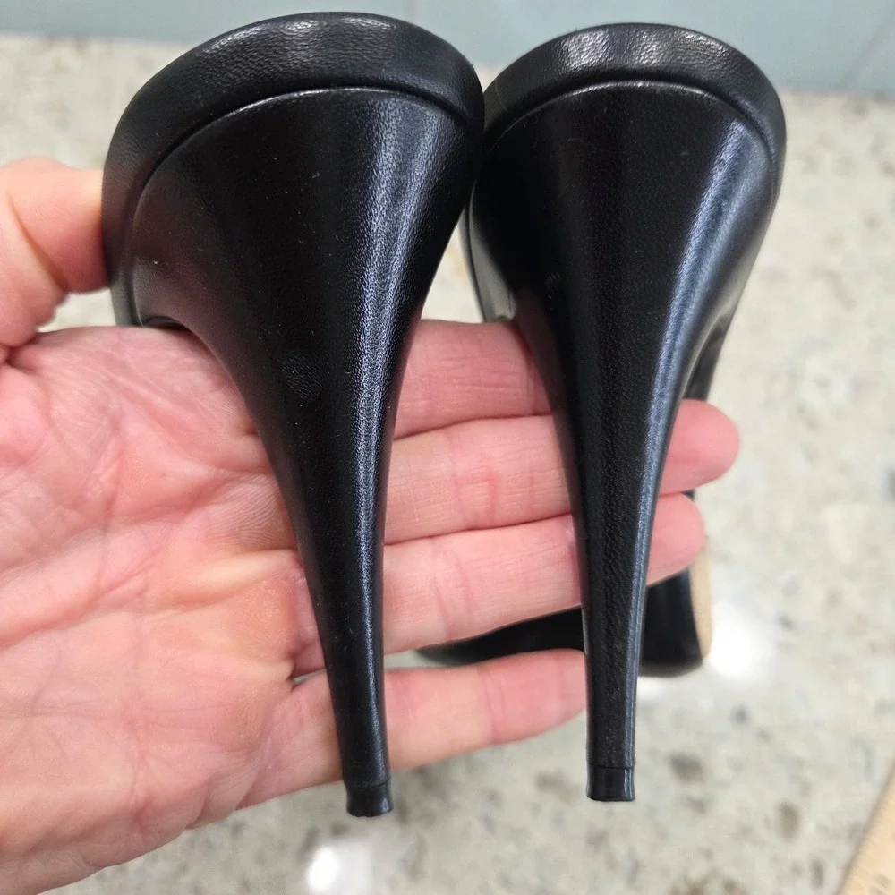 Saint Laurent Shoes Saint Laurent Black And Tan Womens Shoes 40 - Picture 2 of 10